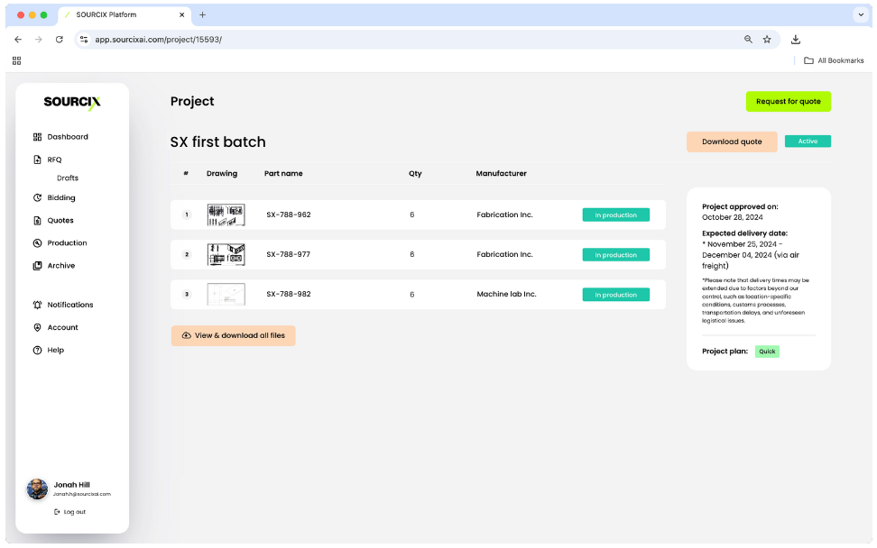 Manage your projects (1)